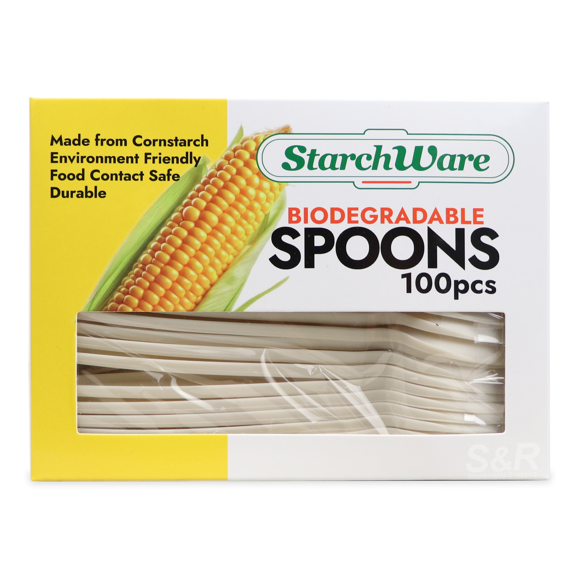Starch Ware Biodegradable Spoons 100pcs Starch Ware Biodegradable Spoons 100pcs